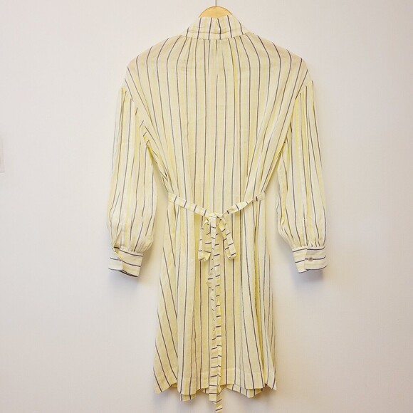 TWENTY8TWELVE SIlk And Linen Striped Size S Women Dress/Shirt - Picture 2 of 12